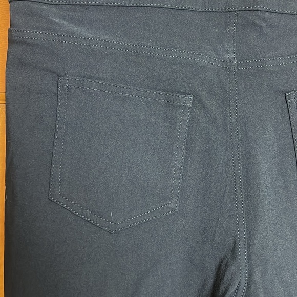 Women's Size 14 Zac & Rachel Stretch Black Trousers Elastic Waist - Picture 7 of 8